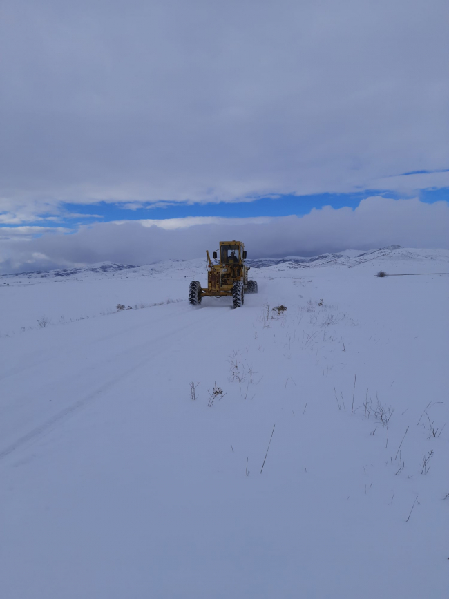 Gümüşhane'de 62 köy yolu ulaşıma kapandı