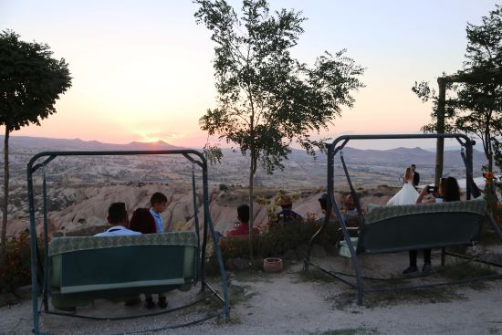 Gün batımı için Kızılçukur'a akın ediyorlar