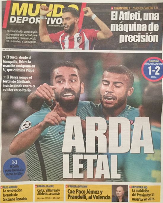 İspanya'da manşetler Arda Turan