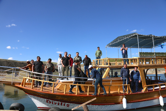 Sulama amaçlı yapılan baraj turizme de hizmet veriyor