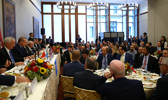 Cumhurbaşkanı Erdoğan ABD'li yatırımcılarla buluştu