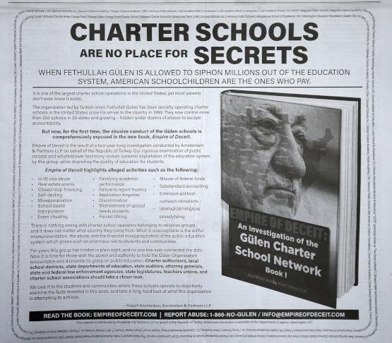 Robert Amsterdam'dan New York Times'a 'FETÖ' ilanı