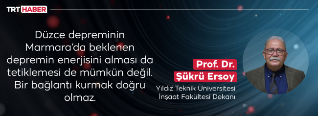 Düzce depremi olası Marmara depremini etkiler mi?