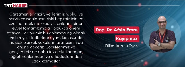 "Sonbahar gelmeden aşılarımızı olmalıyız"