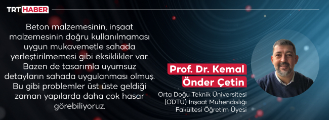 Yıkımın nedeni AFAD raporunda: Birçok disiplini ilgilendiren hasar var