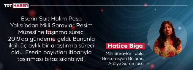 Türkiye’nin en büyük oryantalist tablosu Milli Saraylar Resim Müzesi’nde
