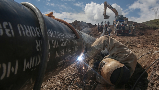 Hakkari doğalgaza kavuşuyor