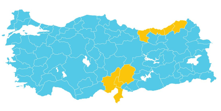 Meteorolojiden "sarı" uyarı: 8 ilde gök gürültülü sağanak bekleniyor