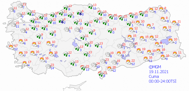 hava nasil olacak hafta sonu hava durumu 19 kasim 2021 turkiye geneli hava durumu son dakika haberleri