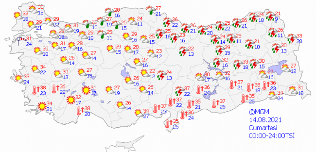 Doğu Karadeniz için çok kuvvetli sağanak uyarısı