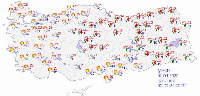Kuvvetli bahar yağışları geliyor