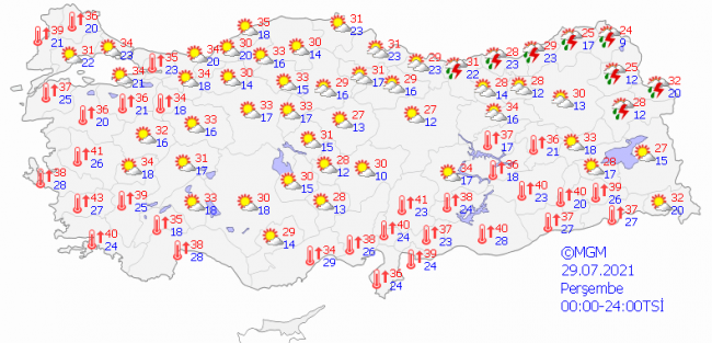 Hava nasıl olacak? Bunaltan sıcaklar geri döndü... Türkiye geneli hava durumu...
