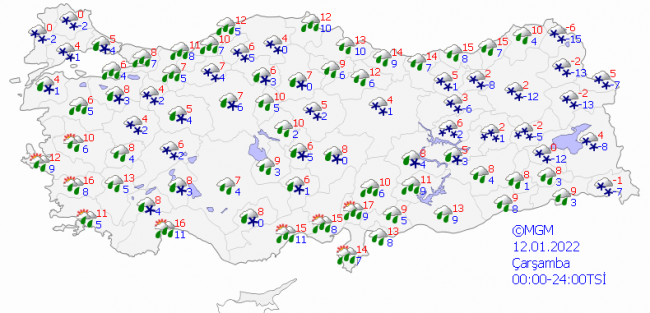 Sıcaklık düşüyor, İstanbul ve Ankara'ya kar geliyor