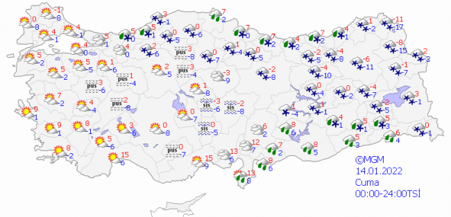 Soğuk ve yağışlı hava geliyor