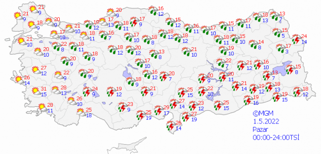 Bayramda hava nasıl olacak 2022? Antalya, İzmir, İstanbul hava durumu...