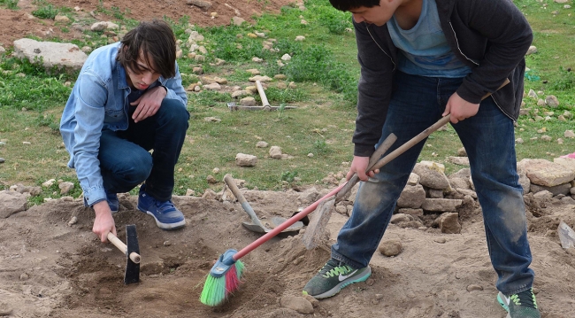 'Gönüllü arkeologlar' farklı bir deneyim yaşıyor