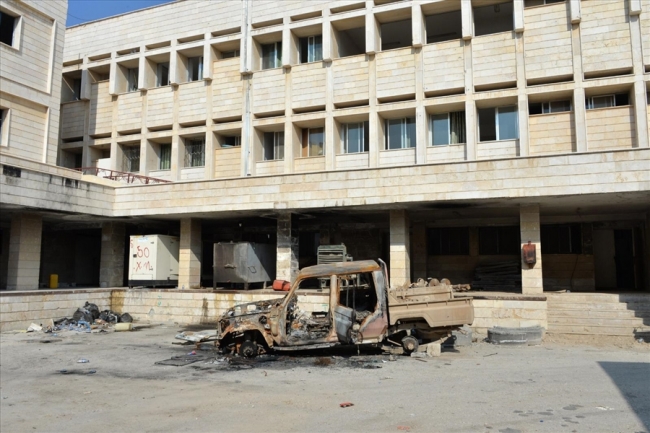 Teröristlerin tahrip ettiği Rasulayn Hastanesi'ni Türkiye onaracak