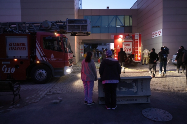 Üsküdar Zeynep Kamil Hastanesi'nde yangın