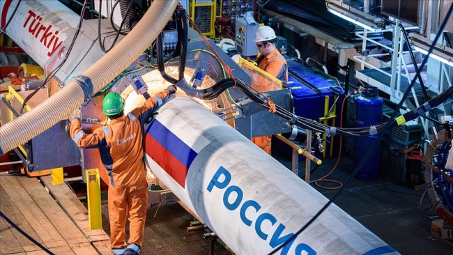 TürkAkım doğal gaz boru hattında tarihi gün