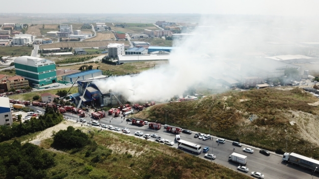 İstanbul Hadımköy'deki yangın kontrol altına alındı