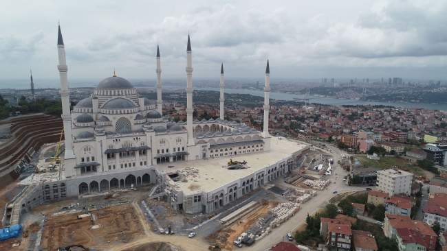 Çamlıca Camii'nin yüzde 98'i tamamlandı