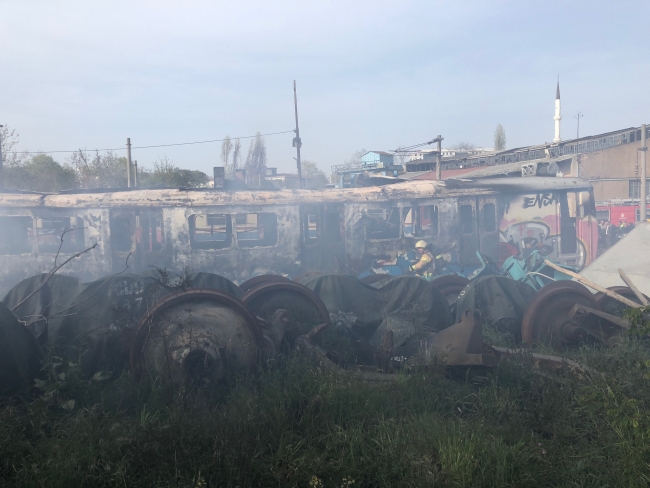 Haydarpaşa Tren Garı'nda yangın
