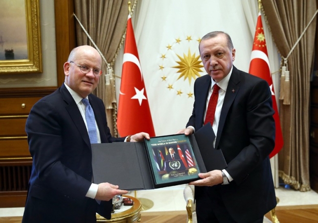 Cumhurbaşkanı Erdoğan, General Electric CEO'sunu kabul etti