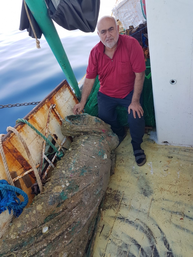 Denizden 2 bin yıllık heykel çıktı