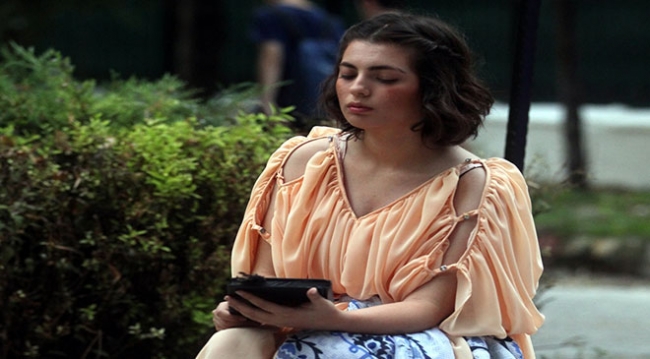 Canlı heykellerden sanatsal performans