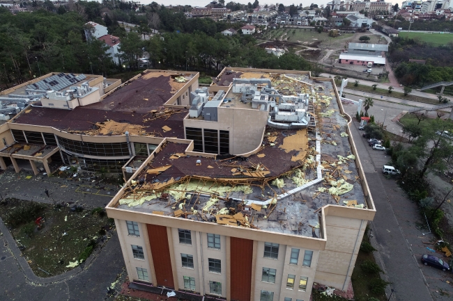 Hortumda kaybolan Buse'yi arama çalışmaları sürüyor