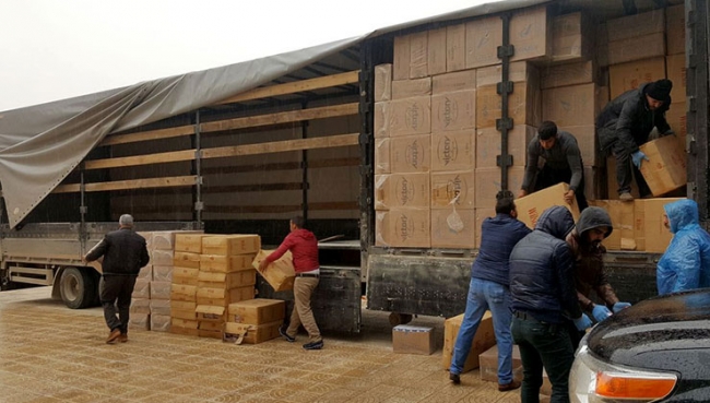 Kiliste yüklü miktarda kaçak sigara ele geçirildi