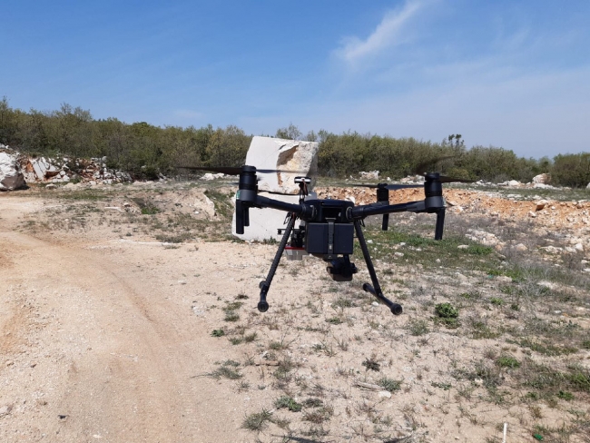 Maden sahaları insansız hava araçlarıyla denetleniyor