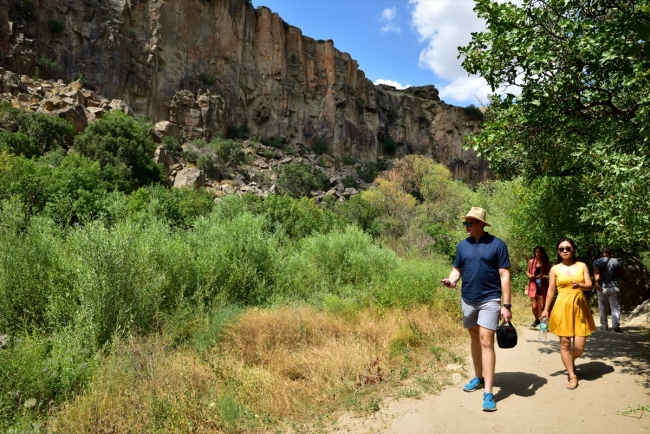 Ihlara Vadisi'ne ziyaretçilerden yoğun ilgi
