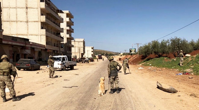 Afrin'de tuzaklanan patlayıcılar imha ediliyor