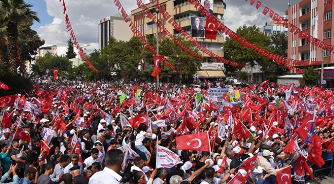 CHP Cumhurbaşkanı Adayı Muharrem İnce Adıyaman'da halka seslendi