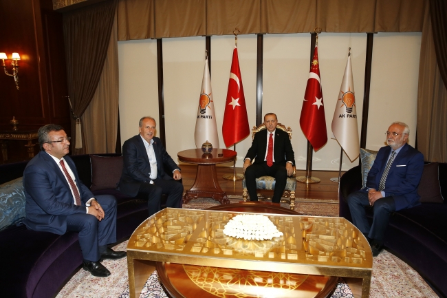 Cumhurbaşkanı Erdoğan, Muharrem İnce ile görüştü