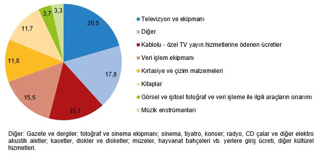 Türkiye'de 2021'de kültür harcamaları arttı