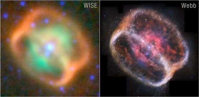 Ölmekte olan yıldızın hayaletimsi halkaları JWST ile gün yüzüne çıktı