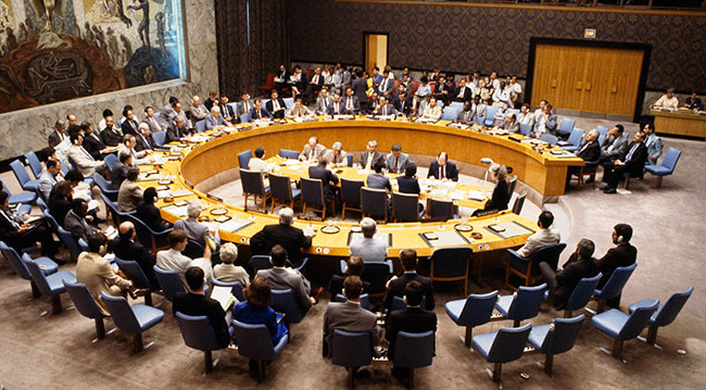 BM'deki İran-Irak barış görüşmeleri. Fotoğraf: Getty