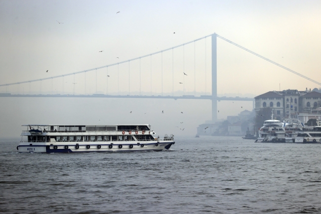 İstanbul, Tekirdağ ve Edirne sisle kaplandı
