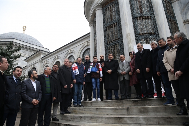 Kudüs direnişinin sembolü Fevzi el-Cuneydi İstanbul'da