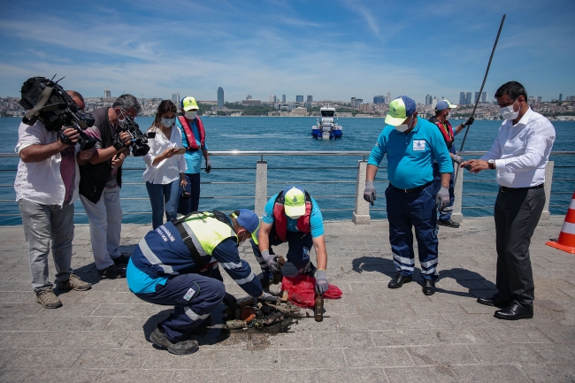 Boğaz'dan motosiklet bile çıktı