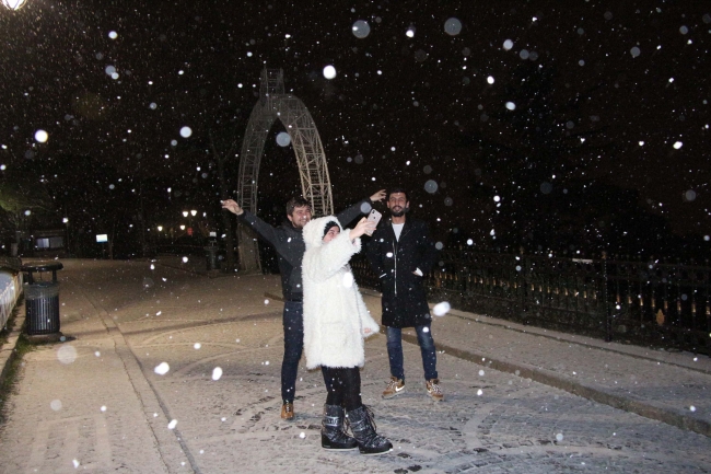 İstanbul beyaza büründü