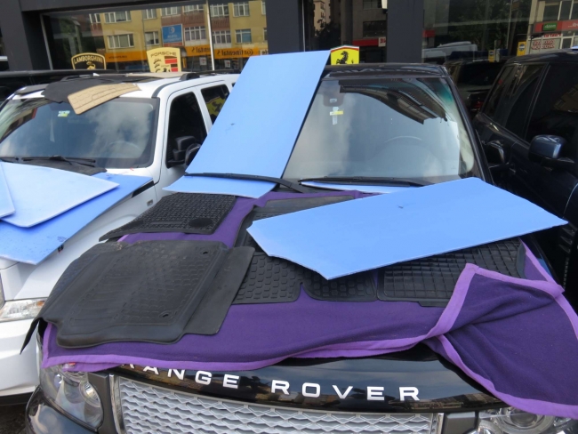 İstanbul'da araç sahiplerinden dolu önlemi