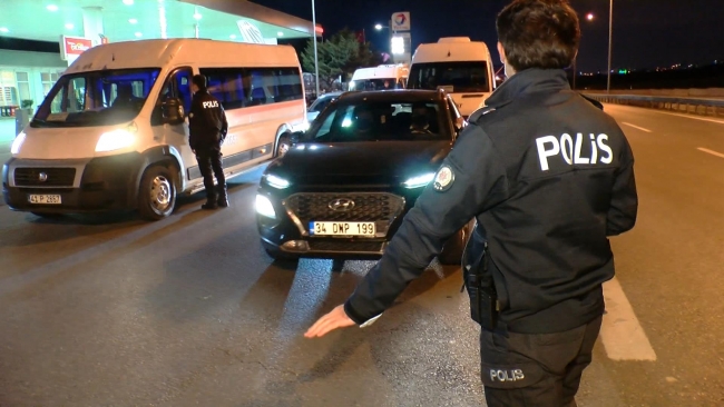 İstanbul'da seyahat kısıtlaması başladı