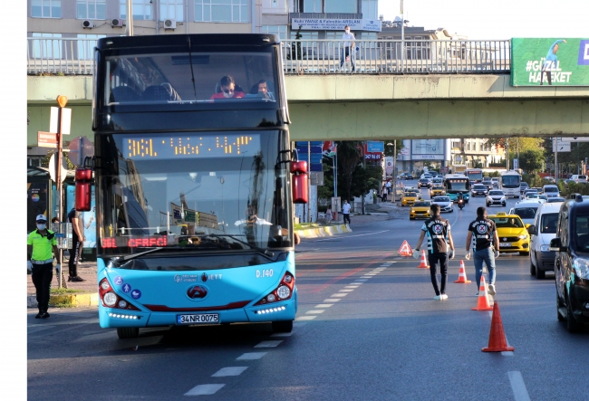 İstanbul'da toplu taşımada koronavirüs denetimi