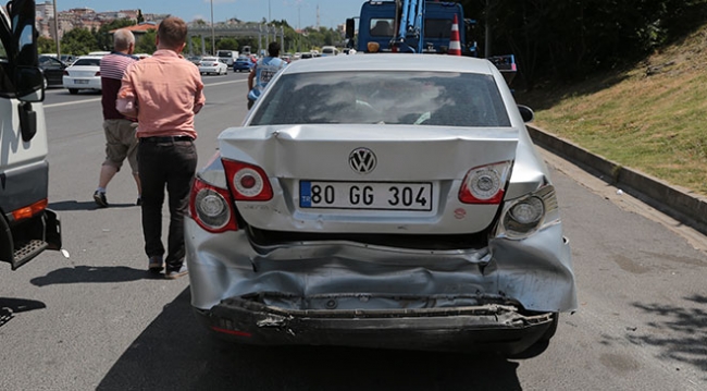 Fatih Sultan Mehmet Köprüsü'nde kaza