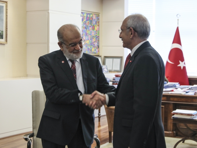 Kılıçdaroğlu, Karamollaoğlu ile görüştü