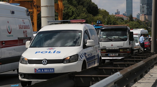 Fatih Sultan Mehmet Köprüsü'nde kaza