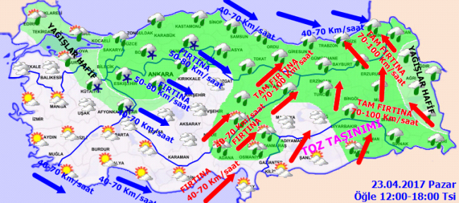 23 Nisan'da hava nasıl olacak?